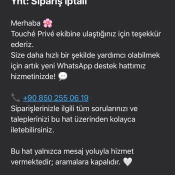 Siparişim İptal Edilmiyor, Müşteri Hizmetleri Yanıt Vermiyor