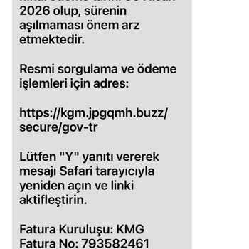 Turkcell’den Gelen Sahte KGM Ceza SMS’ine Karşı Önlem İsteği