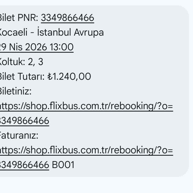 Kamil Koç’ta Koltuk Seçimi İhlali, Randevu Kaçırıldı Ve Ücret İadesi Talebi