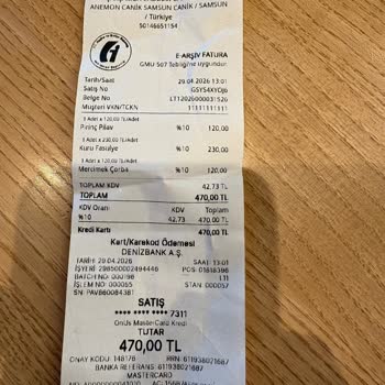 İkbal Lokantası’nda Yanlış Elektronik Fatura Ve Soğuk Yemek Şikayeti