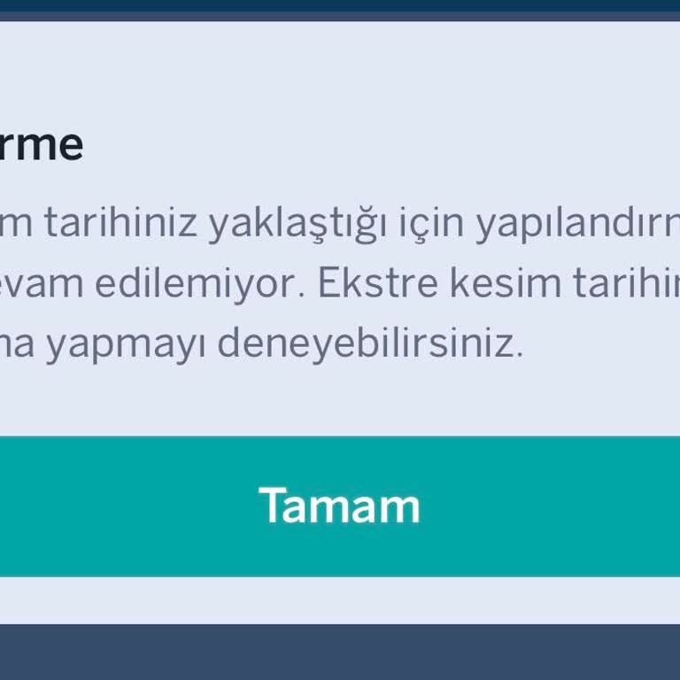 Garanti Bankası Kredi Kartı Borcunda BDDK Düzenlemesi Kapsamında Yapılandırma Reddi