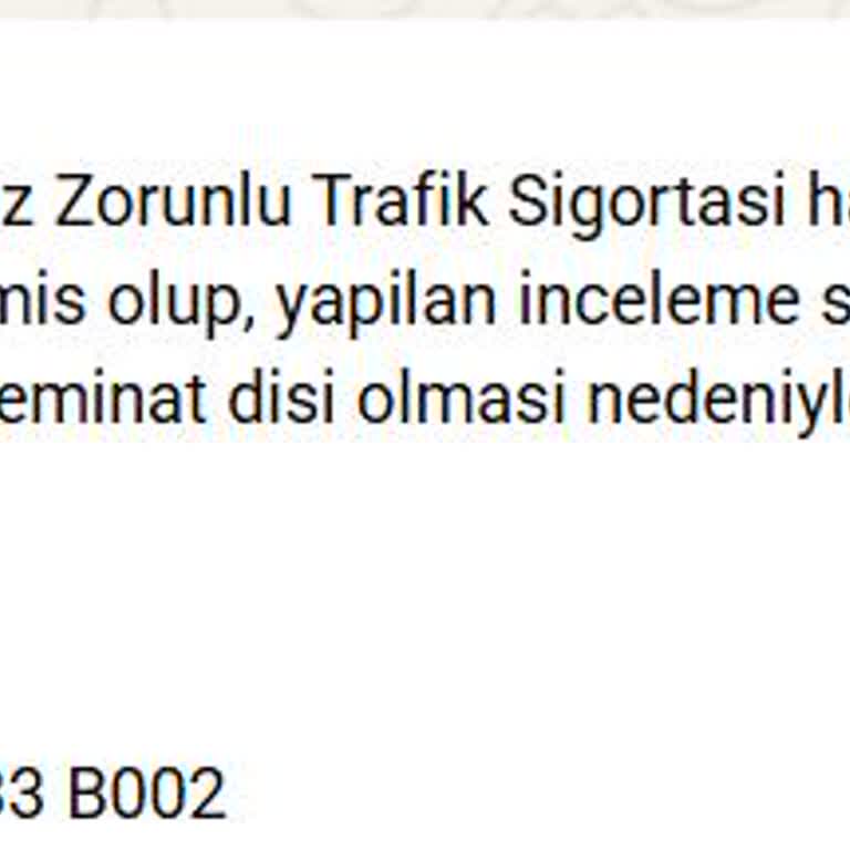 Ray Sigorta’nın Teminat Dışı Red Kararı Açıklama Talebi
