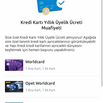 World Platinum Kartımdan Kesilen Haksız Yıllık Ücretin İadesi