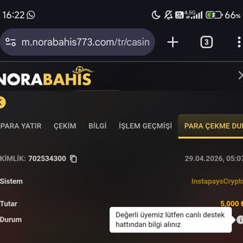 Norabahis'in Keyfi Kazanç Silme Ve Çekim Reddi Yalan Açıklama Paraya El Koyma