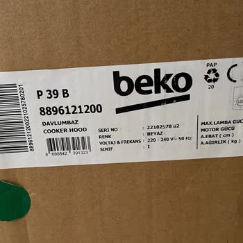 Beko Aspiratör Ücretsiz Kurulum Sözü İhlali Ve Garanti Başlangıcıyla İlgili Mağduriyet