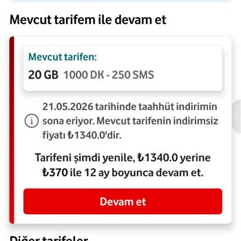 Vodafone’dan Fahiş Zam Ve SMS Teklifinin Tutulmaması