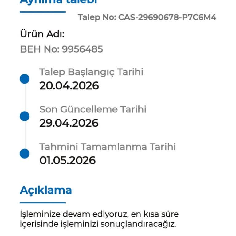 BES İptal Talebine Yanıt Verilmemesi Ve 650 Bin TL’lik Birikimin Hesaba Geçmemesi