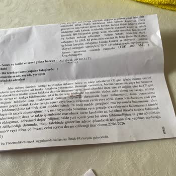 Geçerli Ehliyetine Rağmen Hatalı İcra Kağıdı