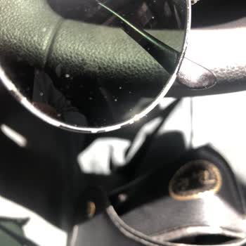 RayBan Sunglasses Frame Peeling Causing Lens Scratches Defect