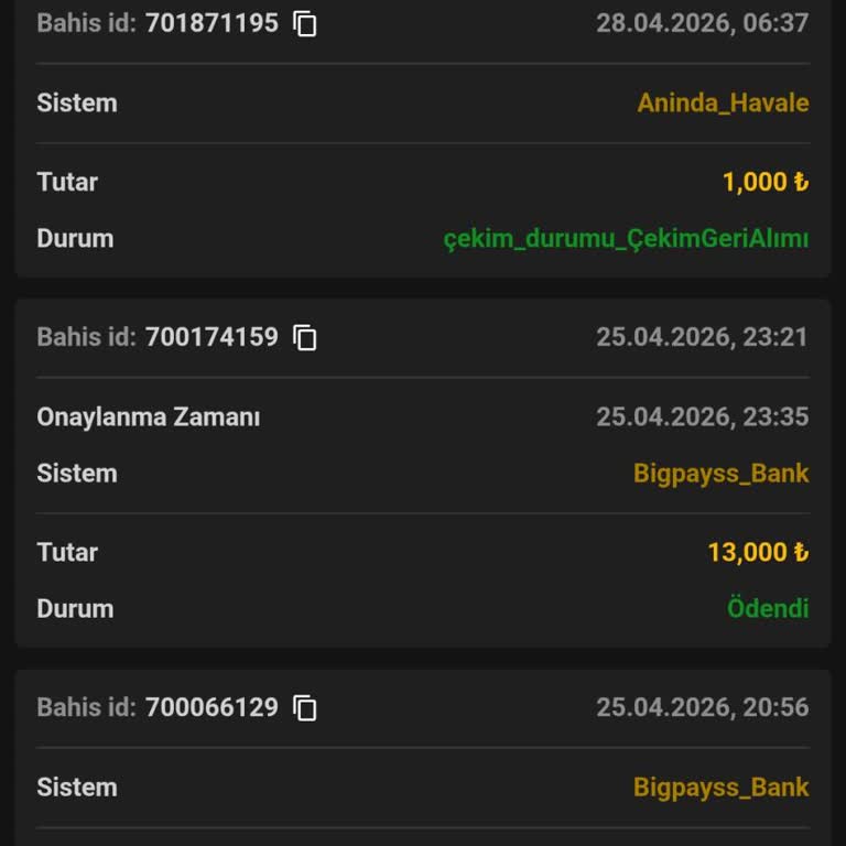 Sonbahis Para Çekim Sorunu