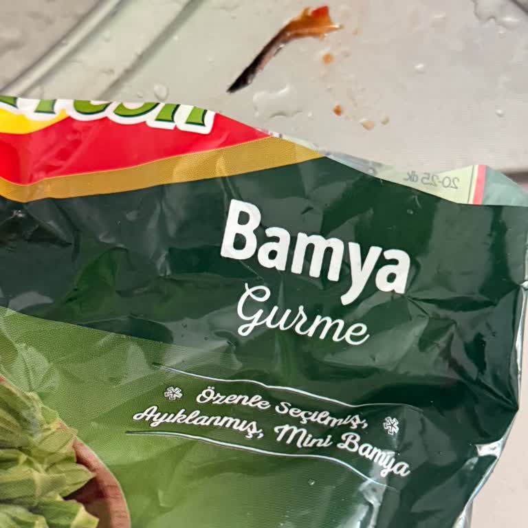 Superfresh Dondurulmuş Bamya Üründe Kuş Tüyü Benzeri Yabancı Madde