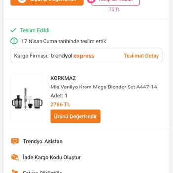 Karaca Züccaciye Blender Seti Mağduriyeti