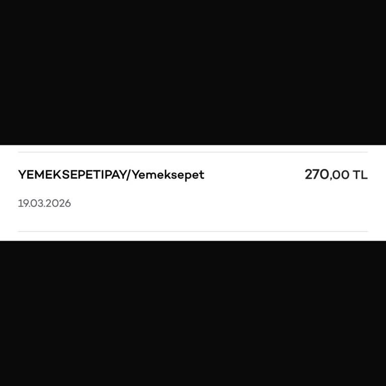 İftar Saati İçin Sipariş Gecikmesi Ve 270 TL İade Sorunu