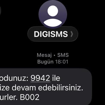 Digiturk’tan İzinsiz Gelen Onay Kodu SMS’i Ve Üyelik İptali Talebi
