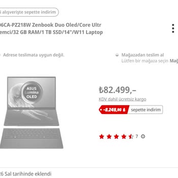 Aynı Laptop İçin 8.000 TL Fiyat Ayrımı Ve Bilgilendirme Eksikliği