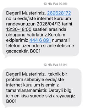 Türk Telekom Taşıma Talebim İptal Edildi, Kurulum Gelmedi Ve Fatura Kesilmeye Devam Ediyor