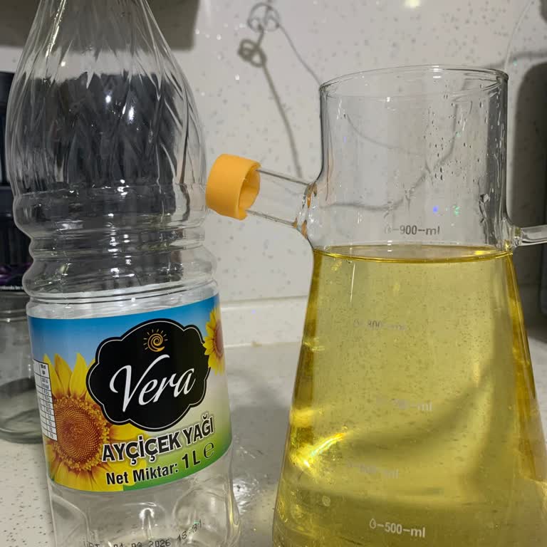 Vera 1 Litre Ayçiçek Yağının Eksik Dolumu Tüketiciyi Yanıltıyor