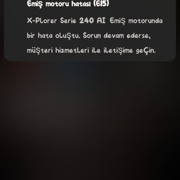 Tefal X-Plorer 240 Robot Süpürge Sürekli Vakum Motor Arızası Ve Değişim Talebi