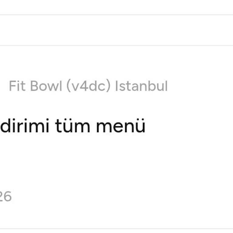 Fit Bowl Restoranı Joker İndiriminden Çıkarıldı Açıklama Bekliyor