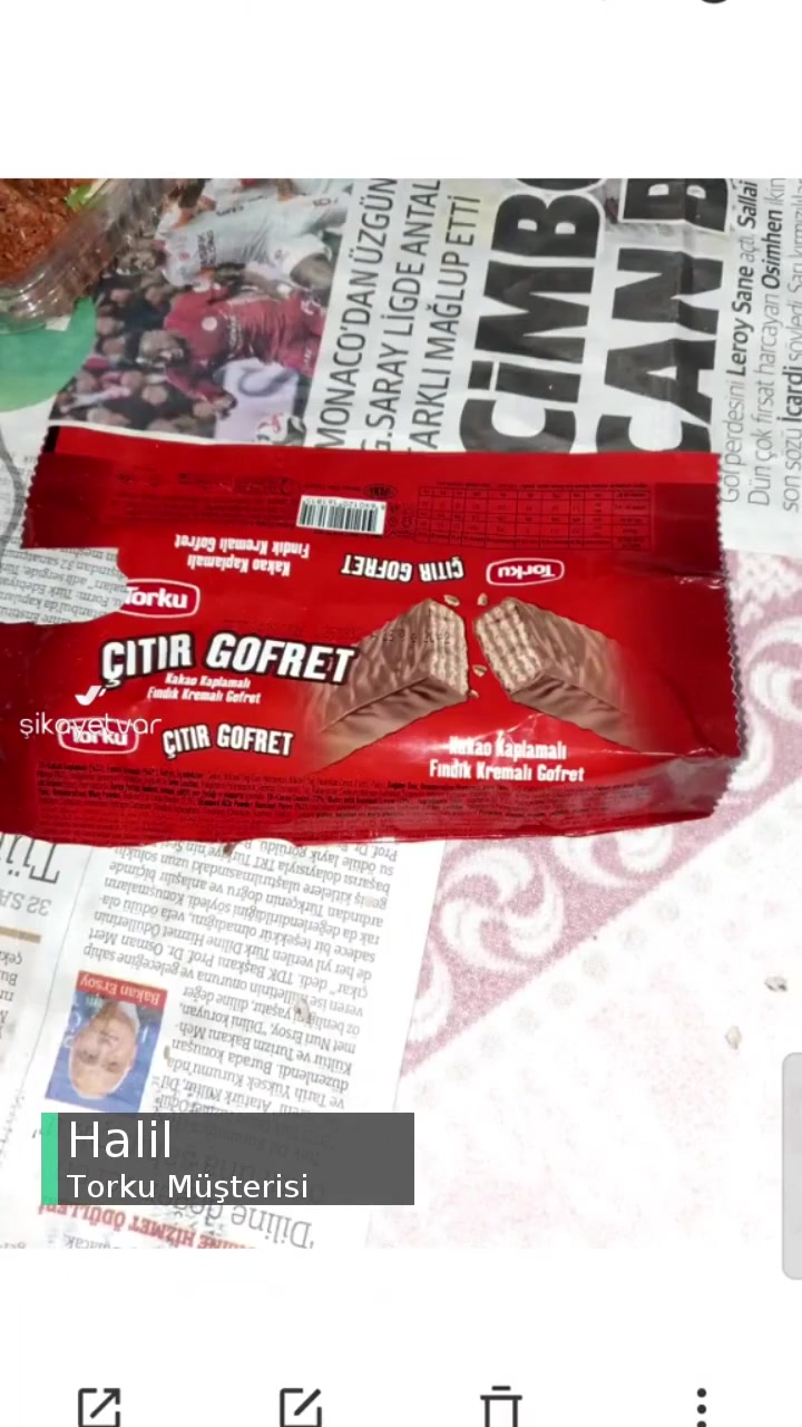 Torku Çikolatayı Lütfen Kontrol Ediniz! videonun kapak resmi