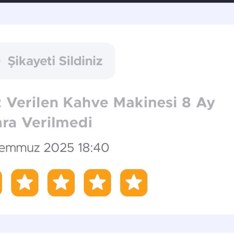 Karaca Kahve Makinesi Taahhüdü Gecikti Hemen Teslim Edilmesi Gerekiyor