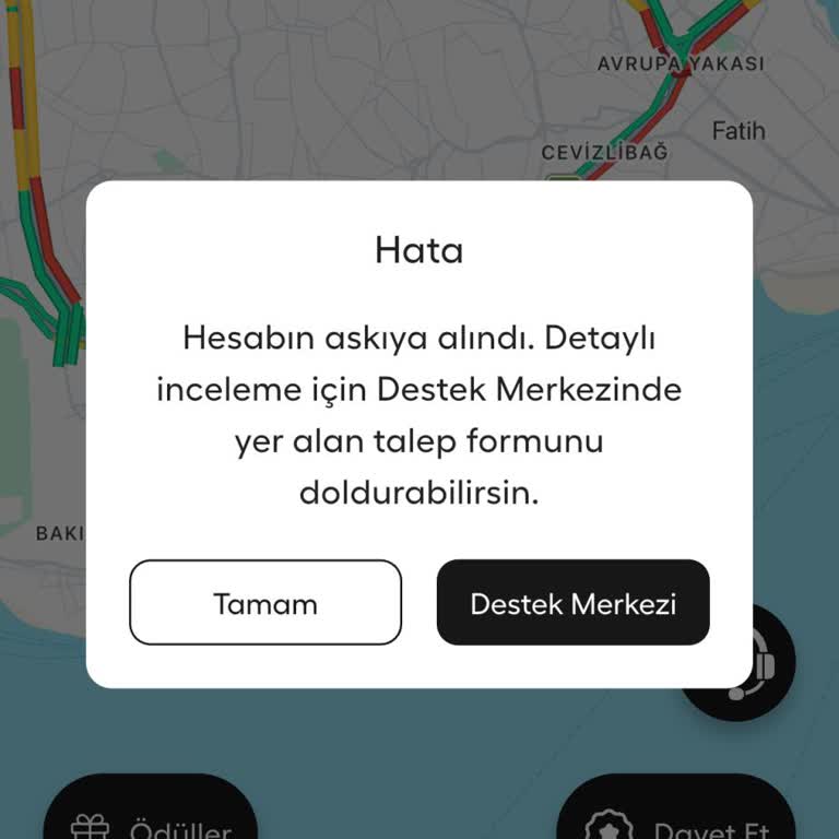 Açıklama Yapmadan Hesabım Askıya Alındı, Destek Alamadım