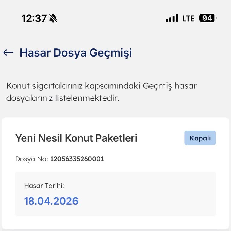 Anadolu Sigorta Uzun Süreli Müşteri Olmamıza Rağmen Hasar Talebim Reddedildi