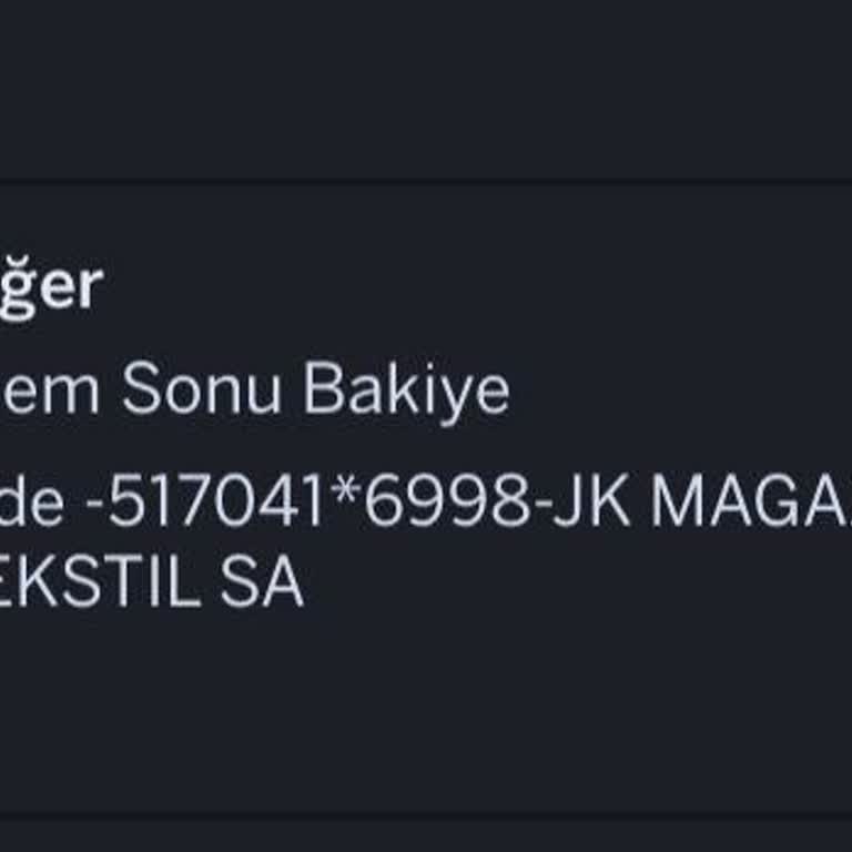 Jimmy Key'den Alınan Pantolonun İade Sürecinde İki Taksit Ödemesinden Sadece Birinin Geri Dönmesi