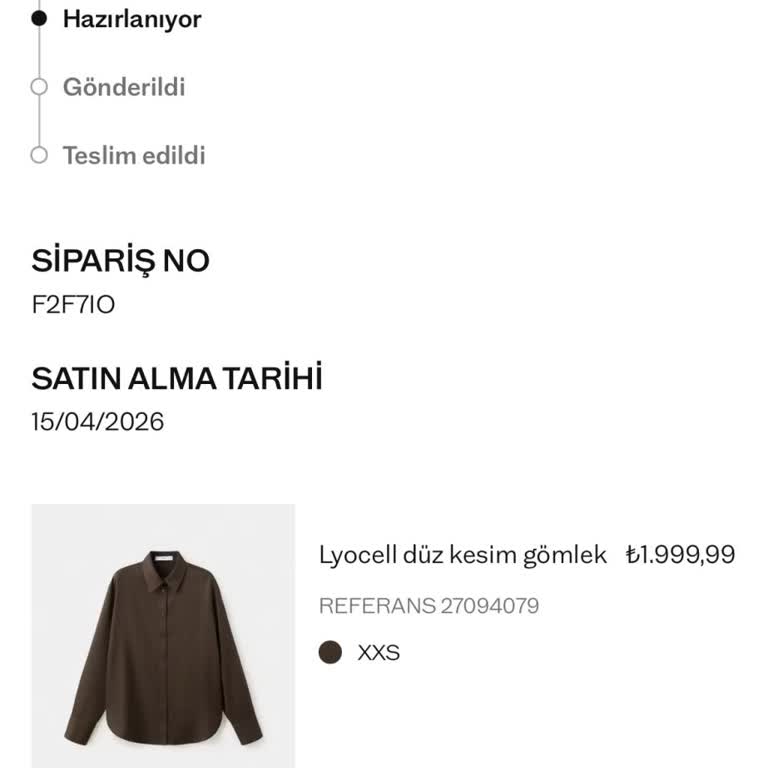 Mango’da Siparişim Hazırlık Aşamasında Kilitlenmiş, Müşteri Temsilcisi Kaba Davranıyor