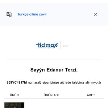 İade Kargo Kodu Gönderilmedi, 12 Gün Bekliyorum