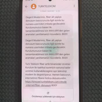 Randevu Tarihlerine Gelen Ekip Yok, Fiber Dönüşümüm Gecikiyor