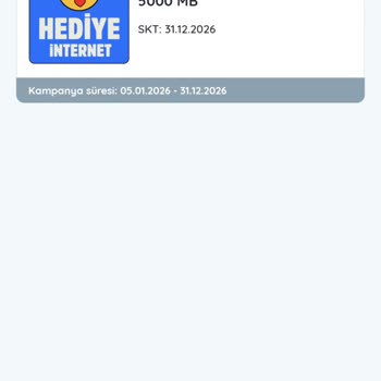 Kazandiro'dan Aldığım 1 GB Hediye İnternet Hattıma Tanımlanmadı