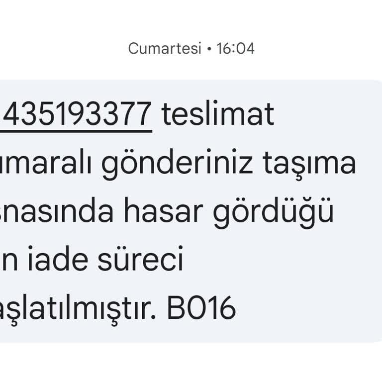 Pril Hasarlı Ürün İadesi Başlatıldı, Yeniden Gönderim Talebim Reddedildi