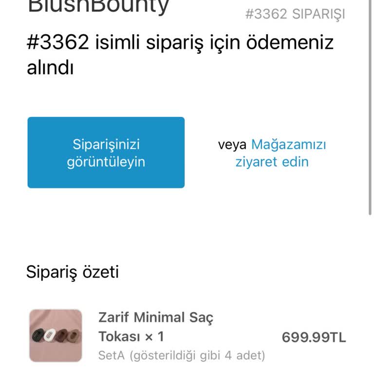 Ödenen 699 TL’lik Toka Siparişi Kargoya Verilmedi