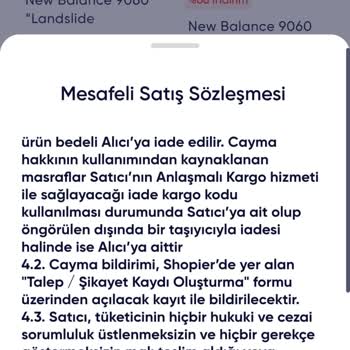 New Balance Ayakkabısında Beden Uyumsuzluğu Ve Cevapsız İade Talebi