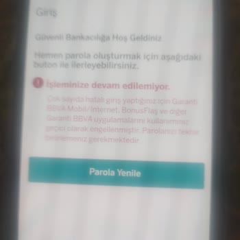Garanti Bankası Giriş Problemi Kredi Ödemesini Engelliyor