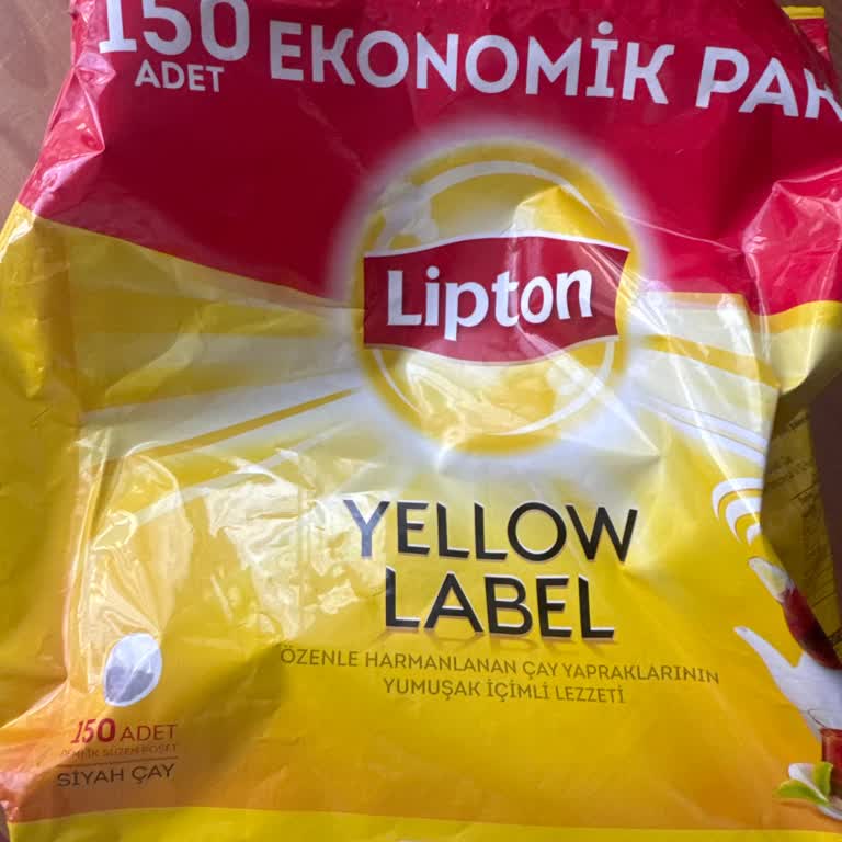 Lipton Yelle Label Çay Poşetlerinde Dağılma, Bulanık Su Ve Lezzetsiz Tadı