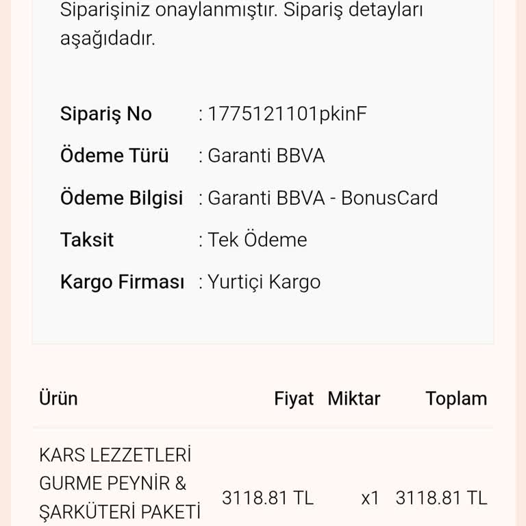 Teslim Edilmeyen Siparişte 250 TL Kargo Ücretinin İadesi Talebi