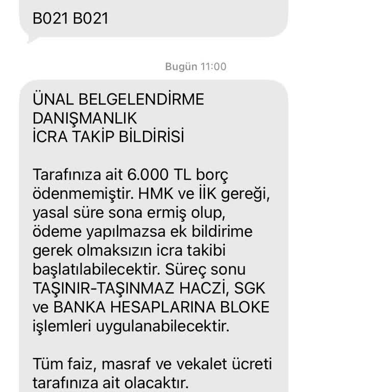 Ünal Belgelendirme Ve Danışmanlık'tan Aldatıcı Sertifika Teklifi Ve Tehdit İçeren SMS'ler