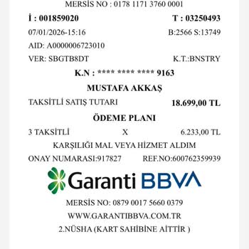 Kredi Kartına Yatırılmayan 18.699 TL'lik Telefon İadesi