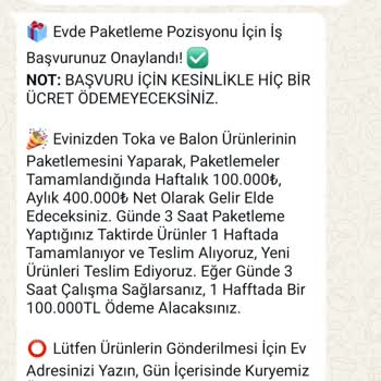 Jooble Üzerindeki Sahte Paketleme İş İlanı Ve Kişisel Bilgi Güvenliği İhlali