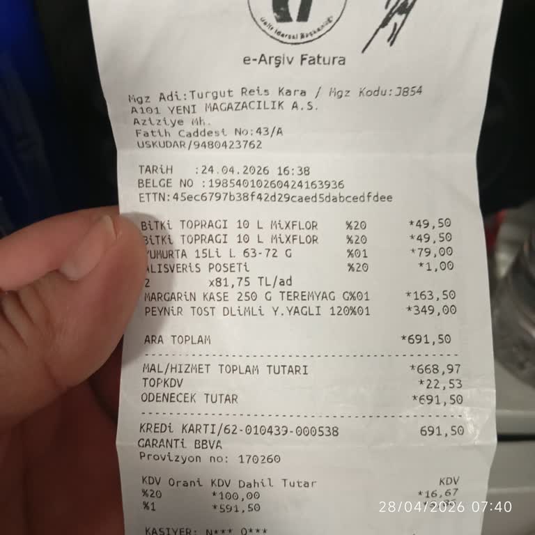 Sakarya Karasu A101 Mağazasında Fiyat Farkı Ve İade Sürecinde Müşteri İhmali