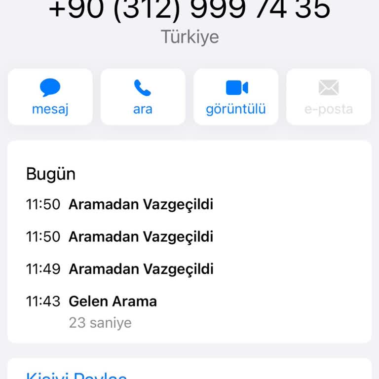 Şüpheli Telefon Araması İçin Hızlı İnceleme Talebi