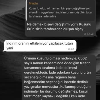 Kusurlu Ayakkabı İçin Yanlış İade Seçeneği Ve Eksik Geri Ödeme Talebi
