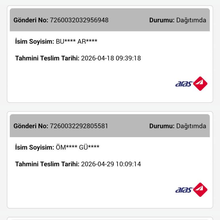 Aras Kargo Mimoza Şubesinde Teslimat Sorunu: 2-3 Aylık Gecikme Ve 17 Paket Beklemede