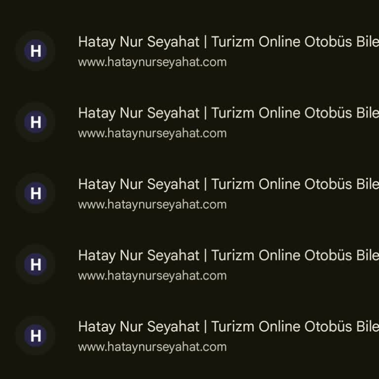 Hatay Nur Seyahat Online Bilet Satışını Açmadan Acenteler Üzerinden Yer Ayırtarak Otobüsü Doldurmuş