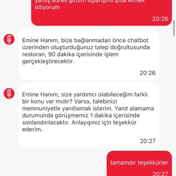 Yanlış Şube Siparişinin İptal Edilememesi Ve 275 TL İade Talebi