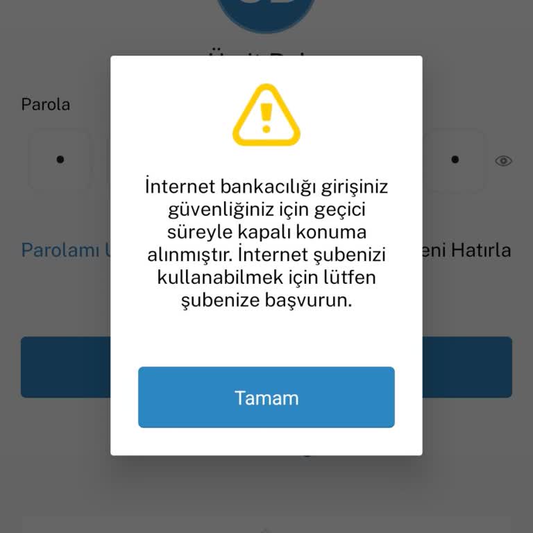 Mobil Şube Erişimi Engellendi, 10.000 TL Bakiye Kullanılamıyor