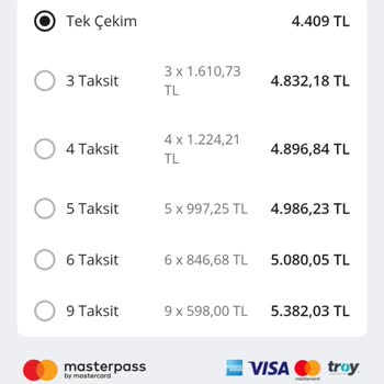N11 Görselindeki 9 Taksit Kampanyası Ödeme Sürecinde Bulunamadı