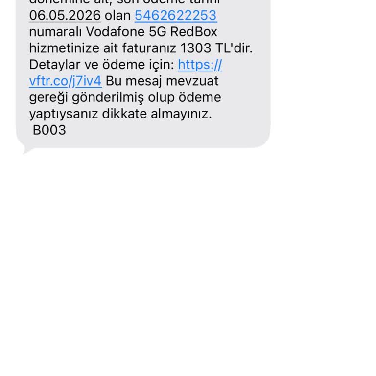 Kısa Süre Kullanılan Vodafone Redbox’a 1303 TL Haksız İptal Ücreti